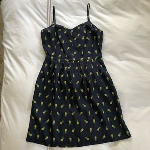 J. Crew pineapple dress